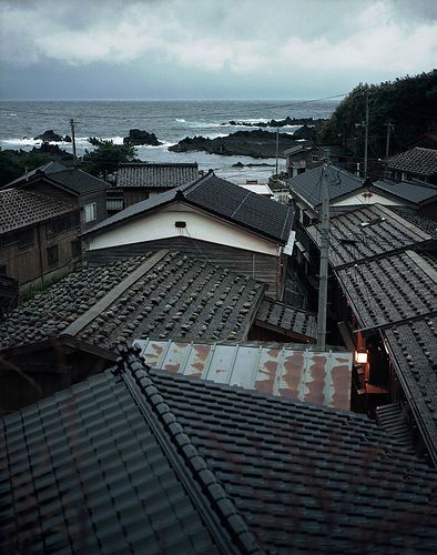 Town Aesthetic, Kafka On The Shore, Nautical Aesthetic, Dark Naturalism, Lighthouse Keeper, Seaside Towns, Rooftops, Coastal Towns, Pretty Places