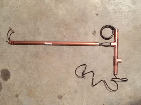 THGJ Copper Light - 0004 Copper Pipe Lamp, Pipe Floor Lamp, Diy Copper, Diy Pipe, Pipe Lighting, Copper Diy, Copper Lamps, Pipe Lamp, Copper Lighting