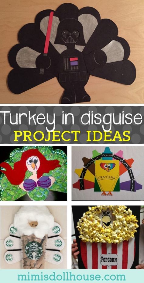 Turkey In Disguise Project Ideas, Turkey In Disguise, Paper Turkey, Disguise A Turkey, Turkey Disguise Project, Turkey Project, Thanksgiving School, Turkey Disguise, Tom Turkey