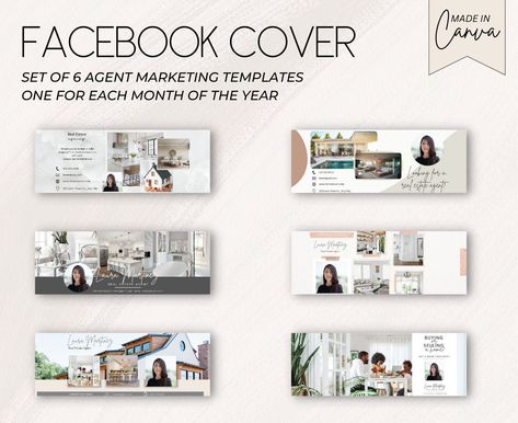 Facebook Cover Page Template For Realtor Brand Recognition Professional Facebook Cover Page Canva Template Realtor Flyer Design, Realtor Flyers, Cover Page Template, Realtor Branding, Brand Recognition, Real Estate Flyer Template, Real Estate Templates, Marketing Business Card, Digital Business Card