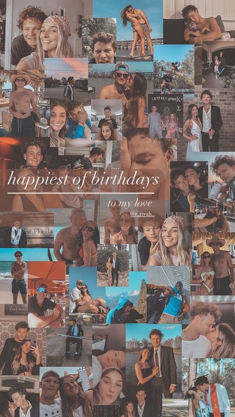 Birthday Collage Instagram Story Boyfriend, Cute Boyfriend Birthday Post, Post For Boyfriend Birthday, Couple Birthday Story Instagram, Birthday Story Boyfriend Instagram, Bday Post For Boyfriend Instagram, Happy Birthday Story Boyfriend, Happy Birthday To Boyfriend Instagram, Birthday Post Boyfriend Instagram