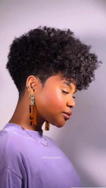 Black Women Tapered Natural Hair, Undercut 4c Hair, 4c Pixie Cut Natural Hair, Big Chop Styles 4c Hair, 4c Tapered Haircut, Natural Hair Undercut, Tapered Cut Natural Hair, Natural Haircuts For Black Women, Undercut Natural Hair