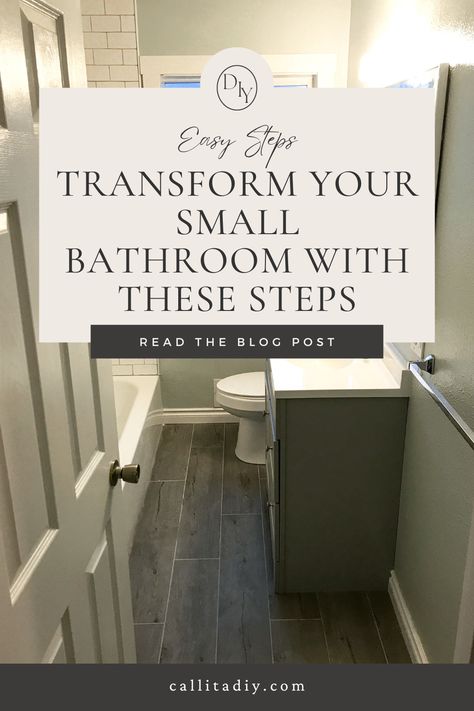 Ready to transform your small bathroom? 🛁✨ Check out our comprehensive guide on bathroom renovation! Discover 7 essential steps to update and modernize your space on a budget. From planning and design to DIY tips and finishing touches, we've got you covered. Perfect for small bathroom makeovers! 🚿🔧

#BathroomRenovation #SmallBathroomMakeover #DIYHomeProjects #BathroomDesign #HomeImprovement #RenovationIdeas #BathroomInspiration #SmallSpaceLiving #DIYRenovation Terraced House Bathroom, Small Full Bathroom Ideas Minimalist, Small Bathroom Budget Makeover, Making A Small Bathroom Look Larger, Modern Rustic Guest Bathroom, Mini Bathroom Makeover, Bathroom Facelift Budget, Second Bathroom Ideas, How To Make A Small Bathroom Look Bigger