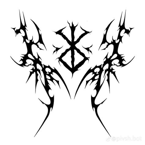 Berserker Tattoo, Sigil Tattoo, Back Tattoos For Guys, Tattoo Style Drawings, Dark Art Tattoo, Tattoo Design Book, Small Tattoos For Guys, Hand Tattoos For Guys, Dark Tattoo