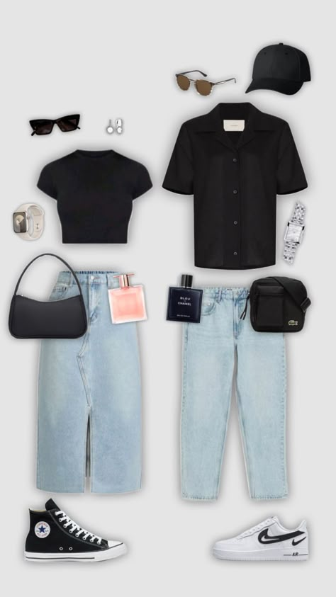 Stylish Outfits Casual, Couple Outfit Ideas, Couple Fits, Couples Outfit, Modesty Outfits, Cute Modest Outfits, Twin Outfits, Street Style Outfits Men, Men Stylish Dress