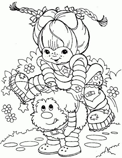 Rainbow brite Colouring Pages (page 2) 80s Coloring, Rainbow Bright, Online Coloring Pages, Printable Coloring Book, Rainbow Brite, Coloring Pages For Girls, Cartoon Coloring Pages, Disney Coloring Pages, Cool Coloring Pages