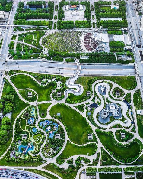 Millennium Park Chicago, Architecture Center, Phrase Meaning, Millennium Park, Latin Phrases, Chicago Architecture, Downtown Chicago, Aerial Photo, Architecture Presentation