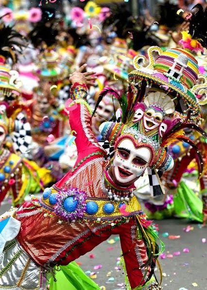 Colorful mask Masskara Festival, Bacolod City, Bacolod, Fiji Islands, Filipino Culture, Festivals Around The World, Kauai Hawaii, Philippines Travel, We Are The World