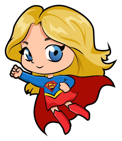 Cousin of Superman - the gorgeous Supergirl, designed in chibi style for all fans of Chibi art and DC Comics.. #DC #superheroes #comics #TVSeries #Hero #Chibi #Supergirl Super Women Drawing, Cute Superhero Drawings, Superhero Cartoon Drawing, Super Hero Drawings, Superheroes Drawings, Super Hero Illustration, Supergirl Cartoon, Super Hero Drawing, Supergirl Drawing