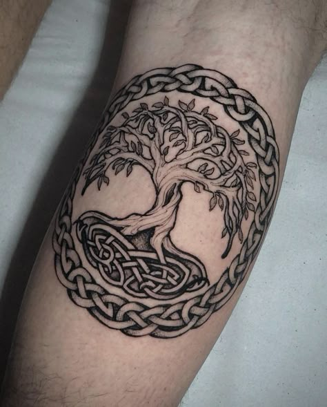 Viking Tree Of Life Tattoo, Tattoos Tree Of Life, Tree Of Life Tattoo Ideas, Life Tattoo Ideas, Tattoos Tree, Celtic Tree Tattoos, Yggdrasil Tattoo, Viking Tree Of Life, Spades Tattoo