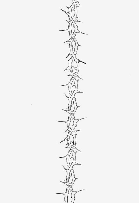 Barbed Wire Drawing, Tattoo Perna, Thorn Tattoo, Japanese Tattoos For Men, Barbed Wire Tattoos, Small Neck Tattoos, Tattoo Outline Drawing, Getting A Tattoo, Tattoo Portfolio