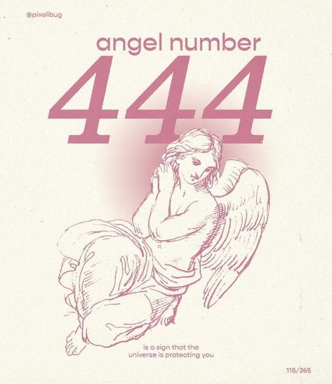 Angle Number Prints, 444 Poster, 444 Aesthetic, Angel Numbers Aesthetic, Angel Number Art, Angel Number Poster, Angel Number 444, Angel 444, Spiritual Poster