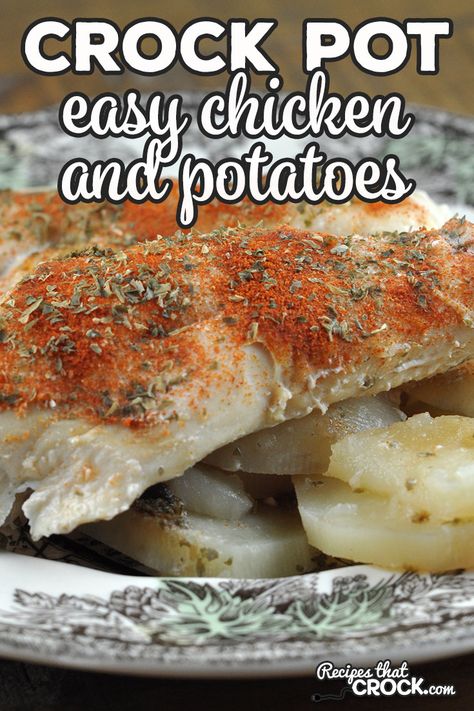 If you are looking for a recipe an easy that is delicious, check out this Easy Crock Pot Chicken and Potatoes recipe! Yum! via @recipescrock Crock Pot Chicken And Potatoes, Crock Chicken, Italian Style Chicken, Breakfast Egg Casserole Recipes, Crockpot Chicken And Potatoes, Potato Recipes Crockpot, Easy Crock Pot Chicken, Crock Pot Italian, Italian Chicken Crockpot