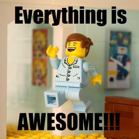 Everything is awesome! The LEGO movie Lego App, Mega Pokemon, The Lego Movie, Awesome Lego, Lego Man, Lego Worlds, Film D'animation, Lego Party, Lego Movie