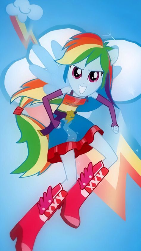 Rainbow dash Mlp Equestria Girls Rainbow Dash, Rainbow Dash Wallpaper, Equestria Girls Rainbow Dash, My Little Pony Rarity, My Little Pony Poster, Rainbow Rocks, My Little Pony Wallpaper, Equestrian Girls, Equestria Girl