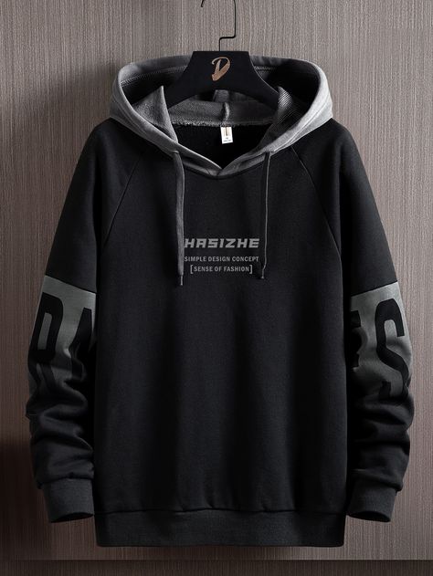 Hoodies Men Style, Stylish Hoodies, Guys Clothing Styles, Winter Stil, Cool Outfits For Men, Herren Outfit, Hoodie Outfit, Women Hoodies Sweatshirts, Drawstring Hoodie