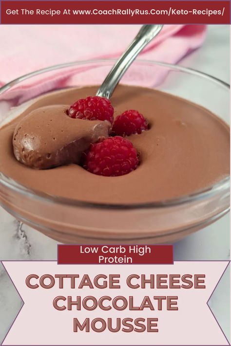 Whipped Cottage Cheese Chocolate Mousse: Keto Pudding Recipe Whipped Cottage Cheese Chocolate, Cottage Cheese Chocolate, Cottage Cheese Dessert Recipes, Healthy Protein Desserts, Whipped Cottage Cheese, Cottage Cheese Recipes Healthy, Keto Pudding, Cottage Cheese Desserts, Cheese Pudding