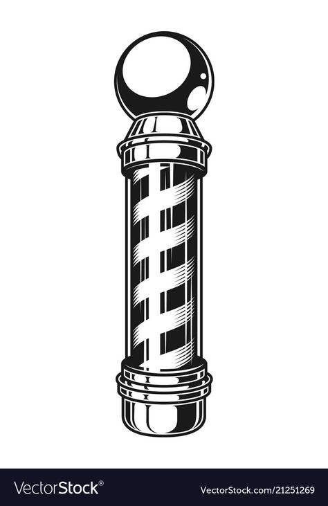 Barber Shop Tattoo Ideas, Barber Pole Tattoo Design, Barber Pole Drawing, Barber Pole Logo, Barber Tattoo Design, Barber Pole Tattoo, Barber Tattoo Ideas, Barber Drawing, Barber Illustration