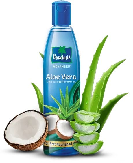 Parachute Advansed Aloe Vera Coconut Hair Oil for Soft Hair Parachute Hair Oil, Aloe Vera Oil For Hair, Kalonji Oil For Hair, Aloe Vera Hair Oil, Parachute Coconut Oil, Aloe Vera And Coconut Oil, Coconut Hair Oil, Ayurveda Hair, Jasmine Hair