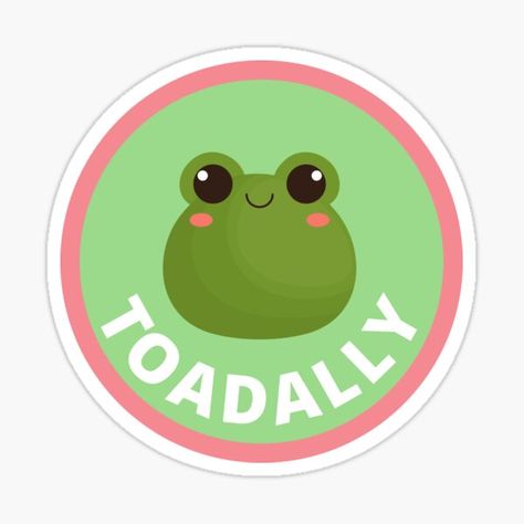 Cute sticker with a toad pun Animal Puns, Funny Pun, Funny Puns, Toad, Cute Stickers, Puns, Funny, For Sale, Animals