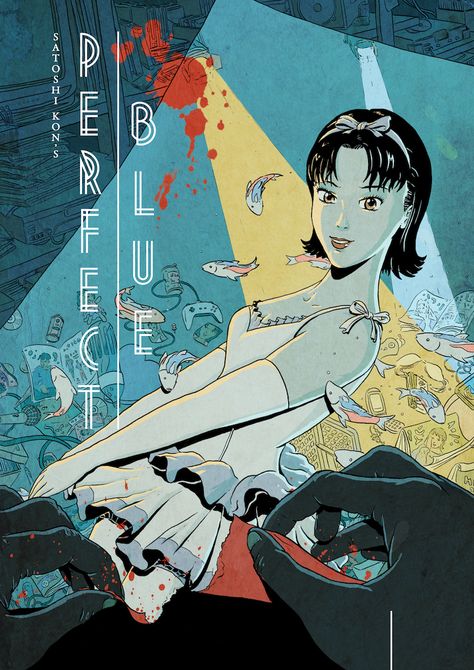 Bringing the Quirk to Corporate Work | Create Anime Perfect Blue, Aesthetic Art Wall, Satoshi Kon, Personajes Studio Ghibli, Anime Wall Prints !!, Poster Anime, Perfect Blue, Blue Anime, Wall Paintings