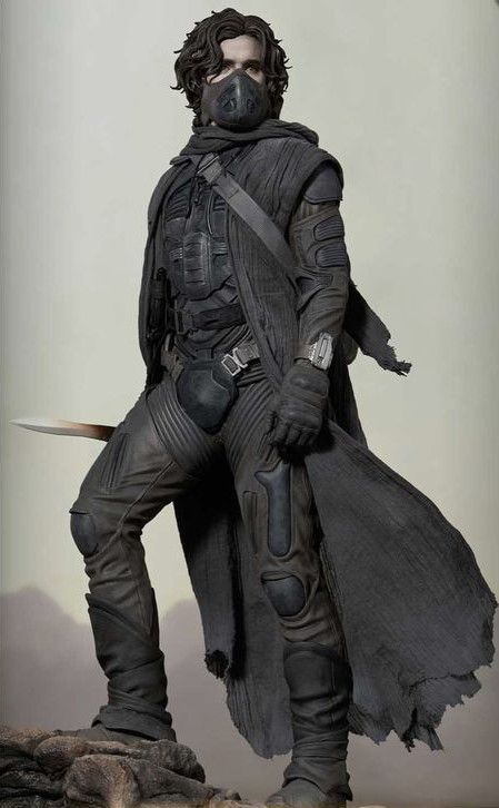 Dune Costume Concept Art, Dune Clothing Concept Art, Dune Stillsuit Concept Art, Dune Outfit Men, Dune Concept Art Character Design, Dune Fashion Men, Dune Character Design, Stillsuit Dune, Dune Costume Design