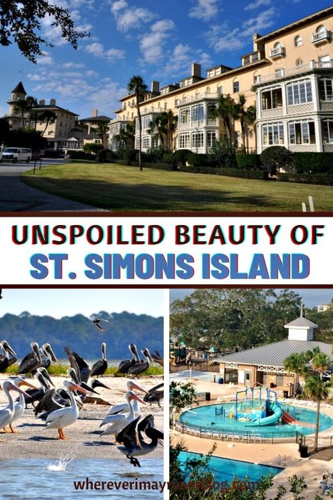 What to see and do (and where to stay) at St. Simons Island, Georgia. #ssi #stsimonsisland #georgia #kingandprinceresort #lighthouse St Simons Island Georgia, Beach Vacation Spots, Famous Lighthouses, Driftwood Beach, St Simons Island, St Simons, Luxury Getaway, Road Trip Fun, Golf Resort