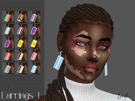 The Sims Resource - Earrings_1 Nonbinary Sims 4 Cc, Sims 4 Transgender Cc, Sims Victorian, Nonbinary Flag, Sims 4 Challenges, Victorian Mansion, Lgbtq Flags, Sims 4 Downloads, Victorian Mansions