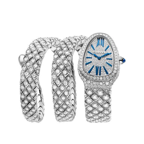 Serpenti Spiga Watch White Gold 103251 | Watches | Bvlgari Official Store Bvlgari Watch, Bulgari Watch, Jewelry Closet, Bulgari Jewelry, Bvlgari Jewelry, Bvlgari Serpenti, Elegant Jewellery, Timeless Watches, Gold Bracelet Set