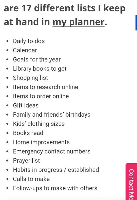 Examples of different lists to keep in your planner. Including daily to-do's, shopping list, friends' & family's birthdays, books to read, gift ideas, etc. Planer Organisation, Studie Hacks, Organization Office, To Do Planner, Schedule Organization, My Planner, Stephen Covey, Planner Inspiration, Journals & Planners