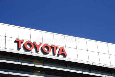 Toyota. Logo sign on blue sky background. TMC ( Motor Corporation) is the world' , #ad, #sky, #background, #TMC, #blue, #Toyota #ad Blue Sky Background, Toyota Logo, Sky Background, Logo Sign, Stock Photography Free, Editorial Photography, Blue Sky, Toyota, Editorial