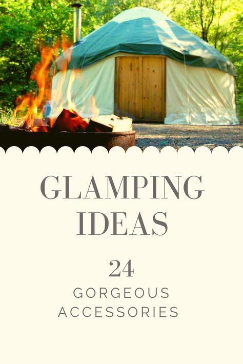 24 Gorgeous Glamping Accessories for Camping in Luxury Glamping Bed Ideas, Romantic Tent Camping Ideas, Luxury Camping Ideas, Camp Site Set Up Ideas Glamping, Glamping Tent Interior Ideas, Glamping Must Haves, Glamping Hacks, Glamping Accessories, Fancy Camping