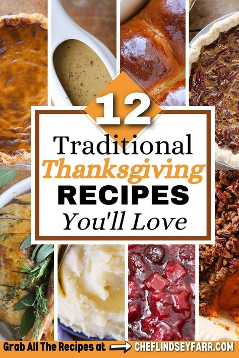 Traditional Thanksgiving Food, Thanksgiving Food Recipes, Traditional Thanksgiving Dinner Menu, Traditional Thanksgiving Dinner, Traditional Thanksgiving Recipes, Herb Roasted Turkey, Easy Thanksgiving Recipes, Traditional Thanksgiving, Best Thanksgiving Recipes