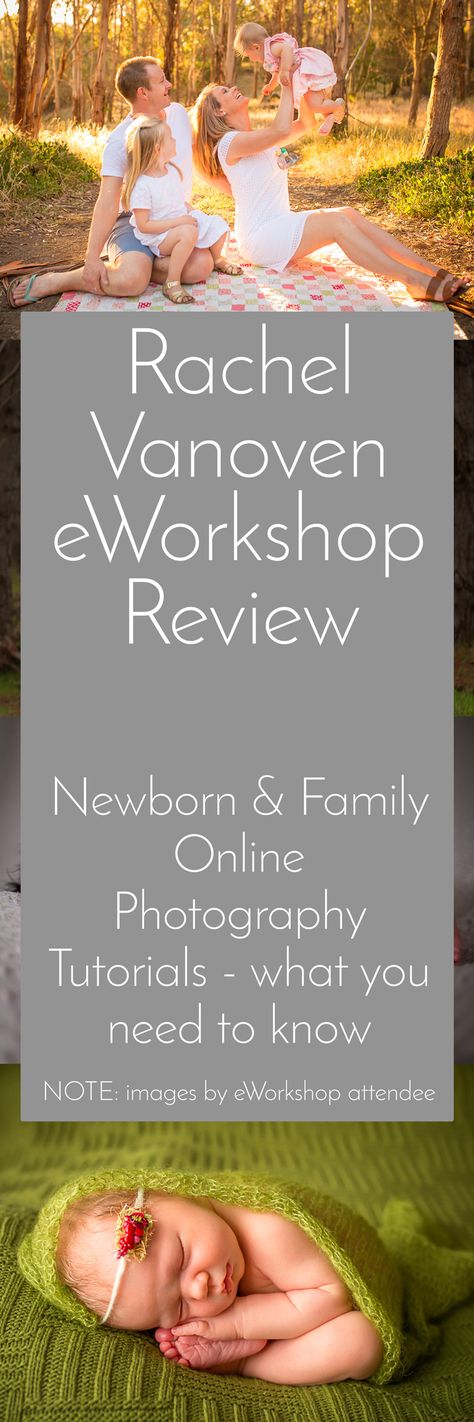 The BEST Online Photography tutorials I've seen so far. Rachel Vanoven Photography eWorkshop Review for family and newborn. Images are by eWorkshop attendee. http://www.jessicajanephotography.com.au/blog/rachel-vanoven-eworkshop-review-what-you-need-to-know/ Rachel Vanoven Photography, Diy Photography Props, Photography Tricks, Newborn Photography Poses, Photography Reviews, Newborn Baby Photos, Baby Props, Online Photography, Diy Photography