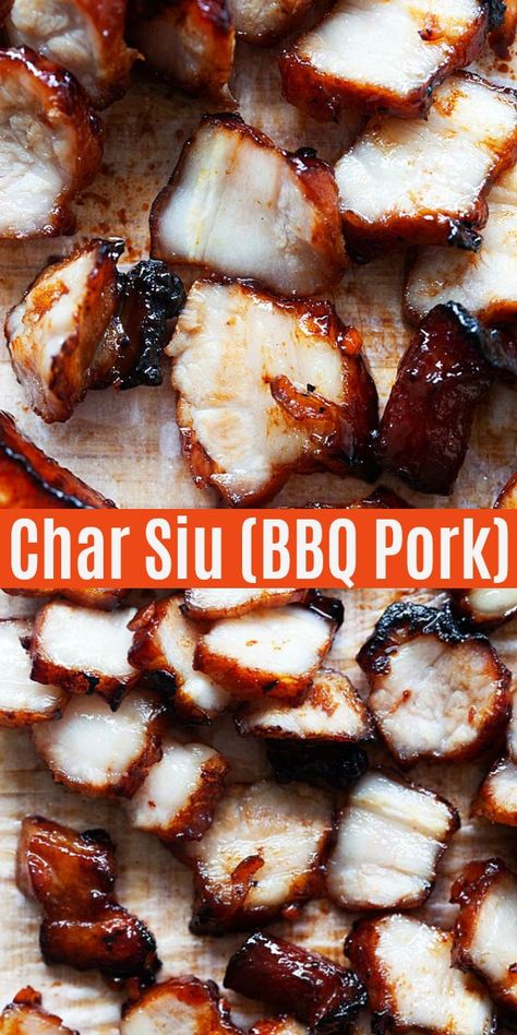 Char Siu Recipe, Char Siu Pork Recipe, Park Skiing, Asian Cusine, Chinese Roast Pork, Skiing Colorado, Char Siu Sauce, Bbq Pork Recipes, Bar Restaurant Design