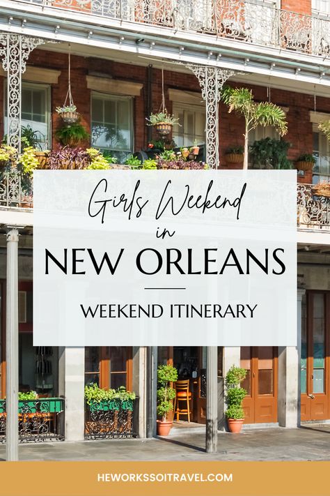 New Orleans Itinerary Things To Do, 24 Hours In New Orleans, 1 Day In New Orleans, Nola Birthday Trip, 30th Birthday New Orleans, New Orleans Trip Planning, Girls Trip To New Orleans, New Orleans Day Trip, 3 Days In New Orleans