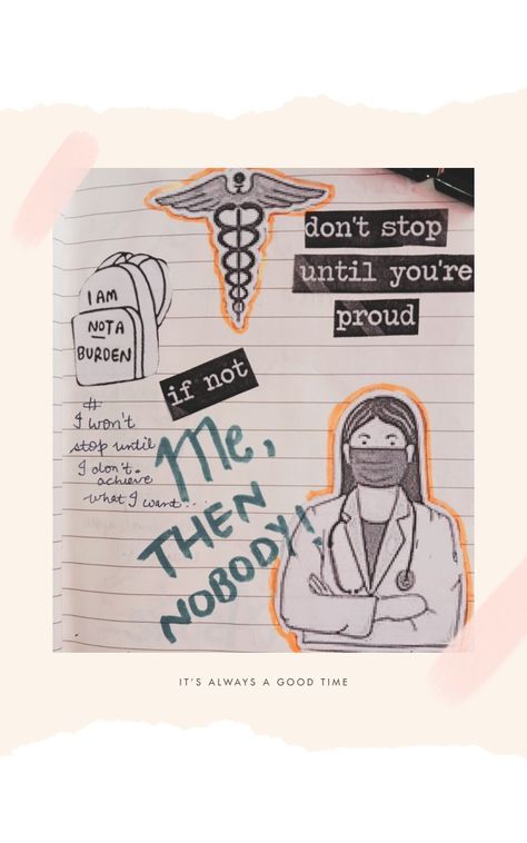 Just a raw journal idea for every neet aspirant out there.. keep fighting besties💗😊 Study Motivation Journal Ideas, Doctor Journal Aesthetic, Motivational Quote For Neet Aspirant, Caption For Neet Aspirant, Neet Inspirational Wallpaper, Medical Journal Aesthetic, Neet Aspirant Room Decor, Medical Journal Ideas, Neet Aspirant Wallpaper Aesthetic