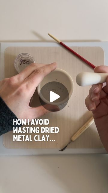 Silver Metal Clay Jewelry, Precious Metal Clay Tutorial, Metal Clay Art, Metal Clay Tutorial, Pestle And Mortar, Silver Metal Clay, Silver Clay, Metal Clay Jewelry, Precious Metal Clay