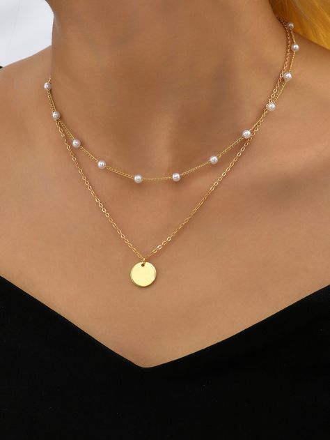 Western Jewelry Necklace, Neck Pieces Jewelry, Country Jewelry, Pretty Jewelry Necklaces, Fancy Jewellery Designs, Jewelry Lockets, Pearl Decor, Casual Jewelry, Jewelry Accessories Ideas