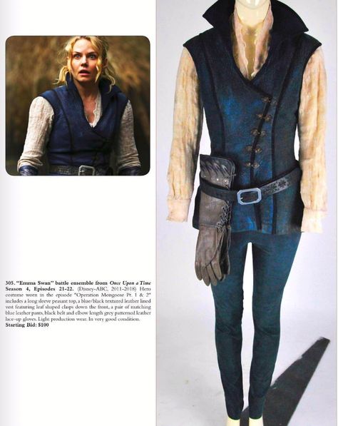 Emma Swan, Once Upon a Time Once Upon A Time Inspired Outfits, Once Upon A Time Costumes, Once Upon A Time Outfits, Rouge Outfits, Ouat Outfits, Narnia Oc, Emma Swan Style, Warrior Cosplay, Betsy Braddock