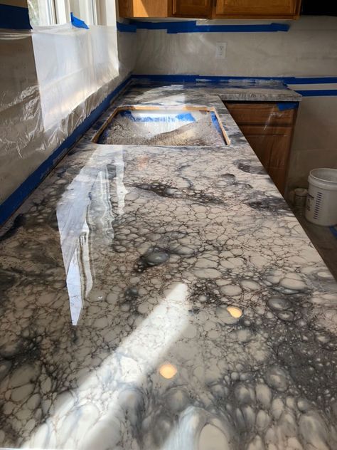 How to Clean Quartzite Countertops - Eagle Stones Poured Epoxy Countertop, Epoxy Pour Countertops, Diy Epoxy Countertop, Epoxy Counters, Epoxy Resin Countertop, Boat Remodel, Epoxy Countertop Kit, Stone Coat Countertop, Faux Marble Countertop