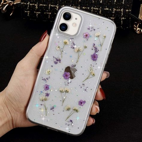 . Iphone 11 Yellow, Diy Resin Phone Case, Preppy Phone Case, Pressed Floral, Creative Iphone Case, Luxury Iphone Cases, Bling Phone Cases, Star Phone Case, Flower Iphone Cases