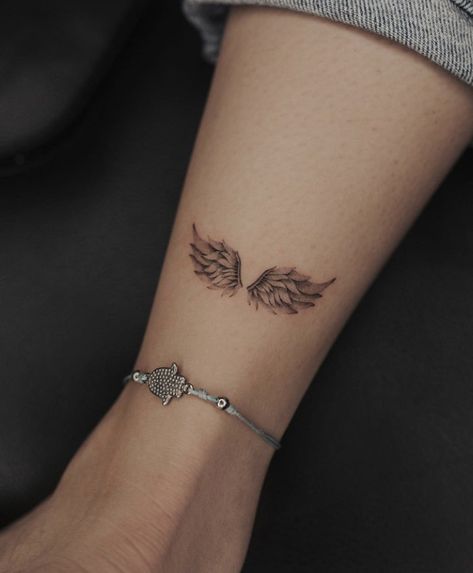 Head Up Wings Out Tattoo, His Angel Tattoo, Small Angel Wing Tattoo Wrist, Cherub Hand Tattoo, Wings Tattoo Wrist, Small Angel Wing Tattoos For Women, Angel Memorial Tattoos, Xoxo Tattoo Small, Angel Wing Wrist Tattoo