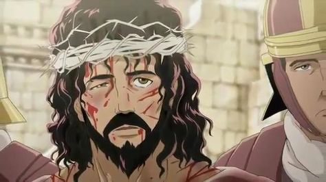 Anime Jesus Anime Jesus, Passion Of The Christ, Christian Comics, Crucifixion Of Jesus, Christian Images, Jesus Photo, Jesus Christ Art, Prophetic Art, Jesus Wallpaper