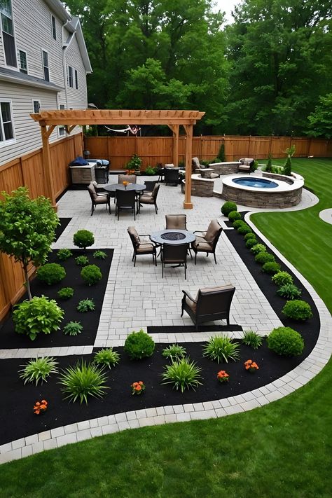 Restroom Remodel, Backyard Layout, Interior Design Minimalist, Modern Backyard Landscaping, Outdoor Patio Designs, Backyard Renovations, Backyard Remodel, Diy Backyard Landscaping, Large Backyard