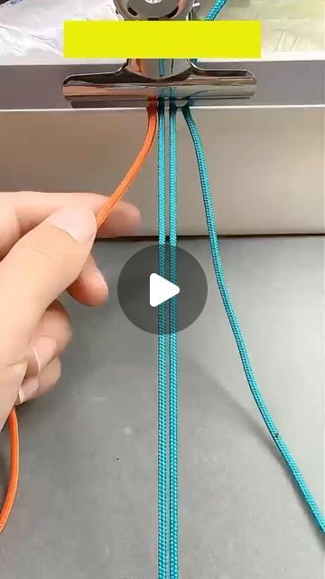 btyhjewelry on Instagram: "Weave a bracelet #fyp #foryou #handmade #diy #bracelet" Bracelet Weaving Tutorial, Macrame Bracelet Ideas, Nylon Cord Bracelet Diy, Diy Bracelets Step By Step, Handmade Bracelets Ideas, Macrame Friendship Bracelets, Weaving Bracelets, Cord Bracelet Diy, Bracelet Making Tutorial