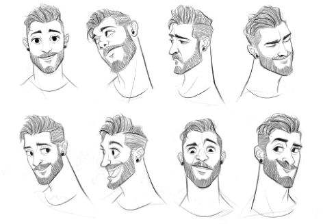 Disney Style Drawing, Super Drawing, Male Face Drawing, Reference Male, Expression Sheet, Art Du Croquis, Cartoon Expression, Character Design Cartoon, 얼굴 드로잉