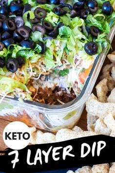 Keto Taco Dip, Taco Dip With Meat, Keto Dip, Layer Taco Dip, Holidays Nails, 7 Layer Taco Dip, 7 Layer Dip Recipe, Layered Dip Recipes, Refried Bean