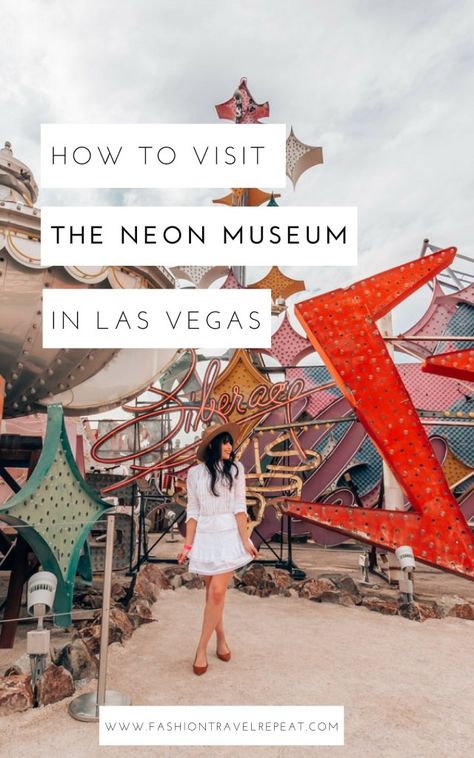 Vegas Guide, Las Vegas Trip Planning, Vegas Trip Planning, Neon Museum Las Vegas, The Neon Museum, Vegas 2023, Las Vegas Attractions, Museums In Las Vegas, Flamingo Hotel