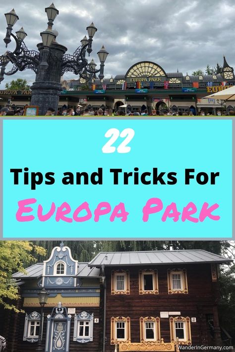 Maximize your time at Europa Park with these 22 insider tips.  Whether you are looking for Europa Park rides and roller coaster info, what to bring, where to eat, or how to survive with kiddos, find it all here Europa Park, How To Survive, Park Hotel, What To Pack, Roller Coaster, Theme Park, Find It, Trip Planning, Tips And Tricks